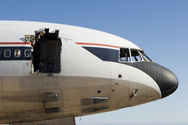 airplane with doors ripped off - aviation accident lawyer